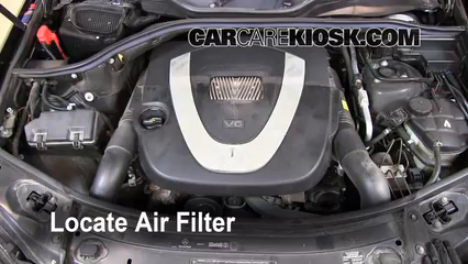 2007 Mercedes-Benz ML350 3.5L V6 Air Filter (Engine) Check
